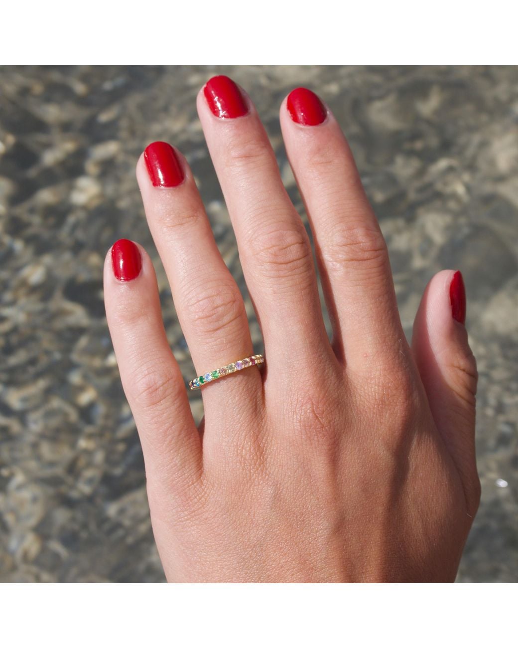 With Love Darling Metallic Ring