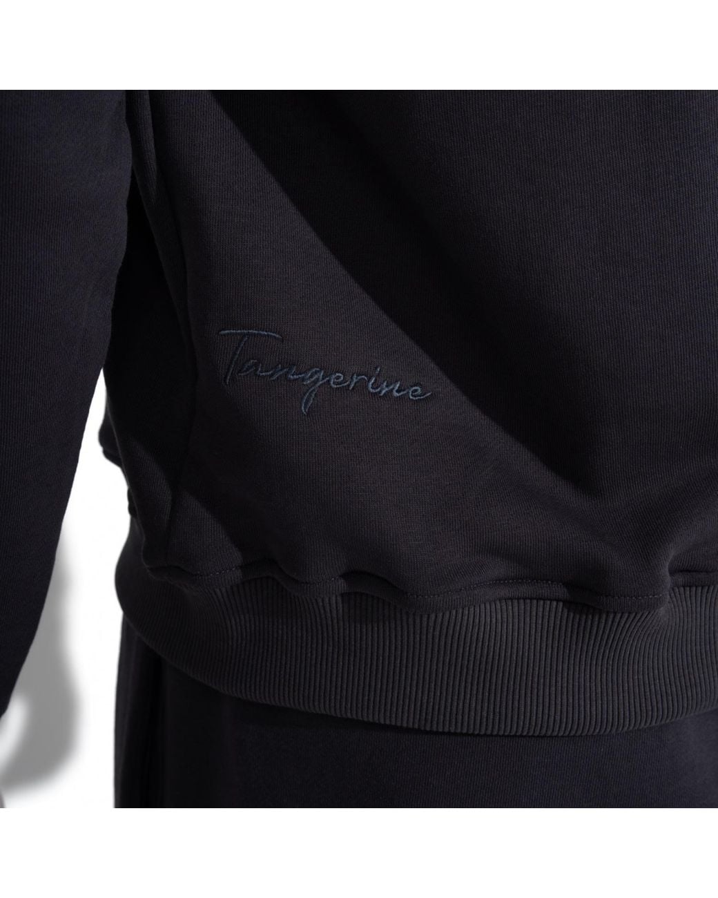 Maison Tangerine Blue Premium Cotton Sweatshirt & Joggers Tracksuit Set For