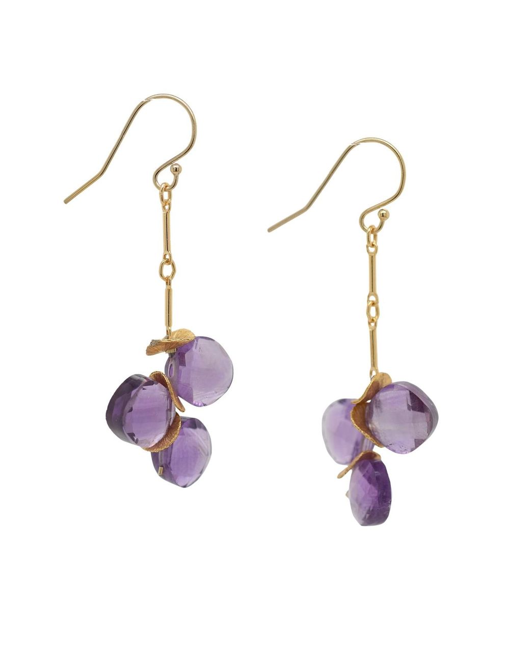Lori Kaplan Design Purple Amethyst Passion Earrings