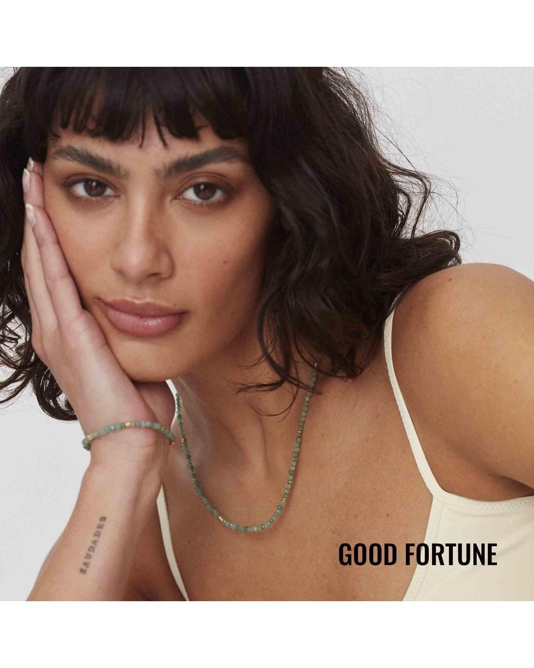 Muru Metallic Aventurine Necklace