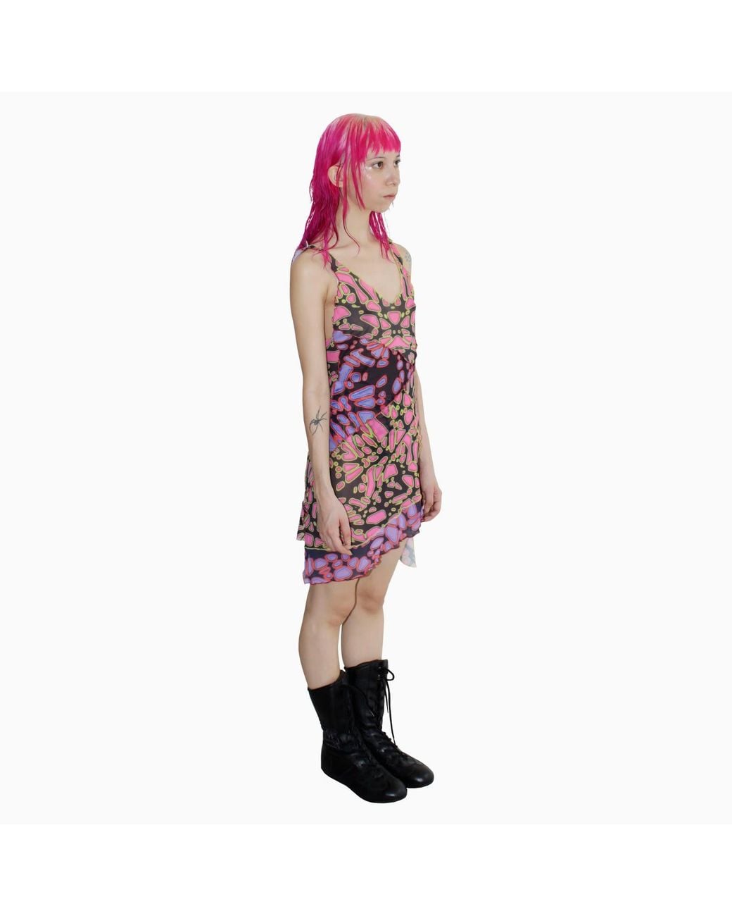 Paloma Lira Red Volt Web Armor Dress