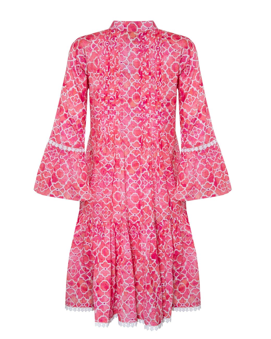 Sophia Alexia Pink Mosaic Mallorca Shirt Dress
