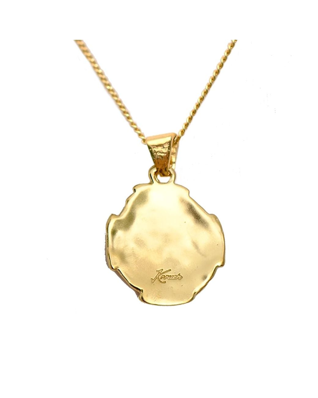 Krush Metallic Selena Solar Pendant Necklace