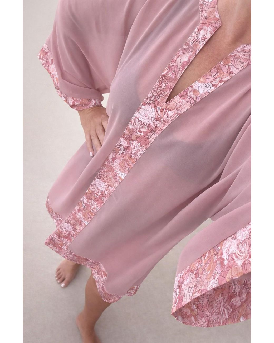Plivati Pink Ruza Kaftan Tunic