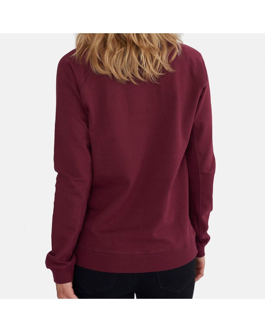 GROBUND Purple The Organic Sweatshirt Martha Beetle