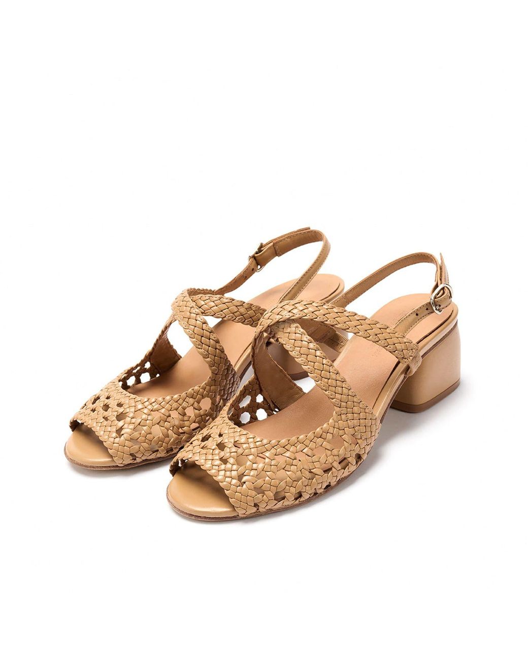 Naguisa Natural Woven Sandals