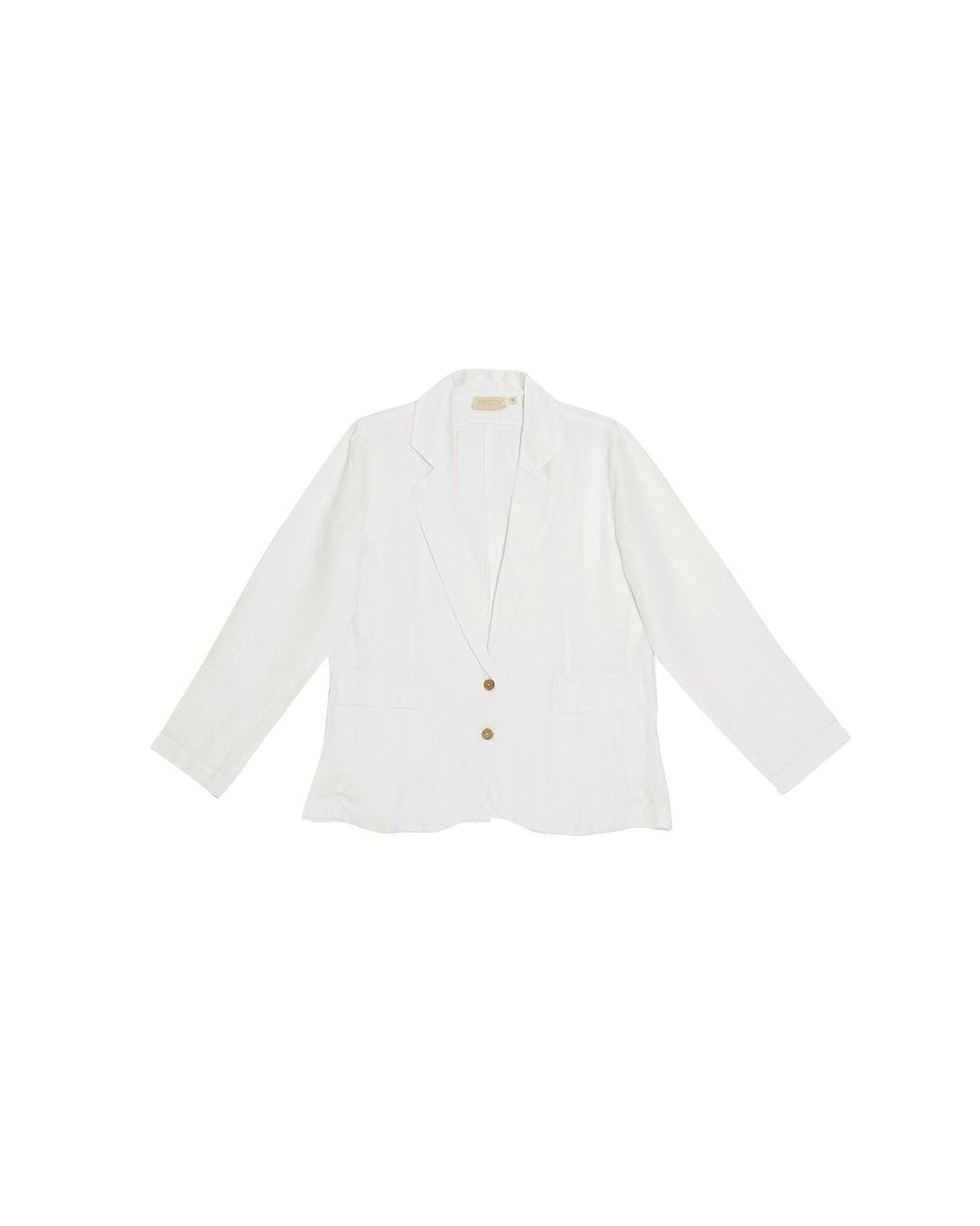 REISTOR White The She's Everything Hemp Blazer