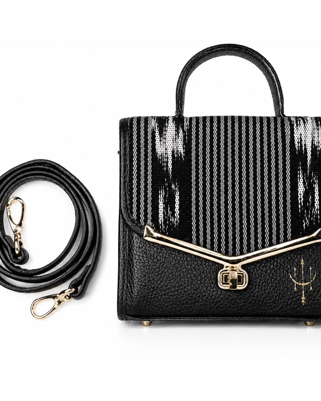 Bella Soul Black Mini Crossbody Leather Bag