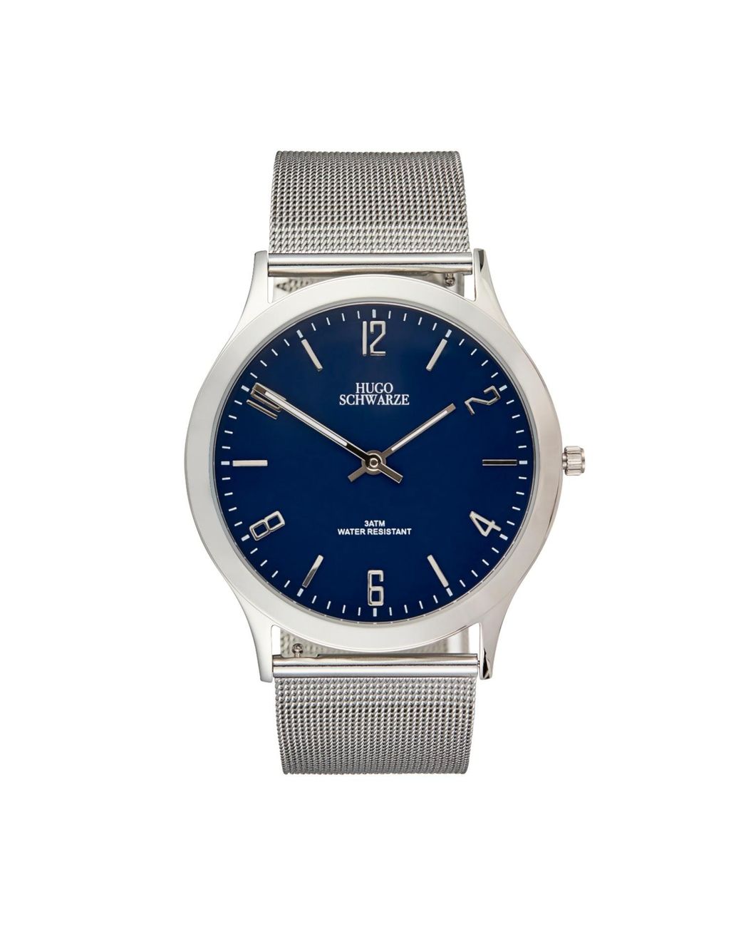 Bermuda Watch Company Metallic Hugo Schwarze Theodore & Slim Interchangeable Watch for men