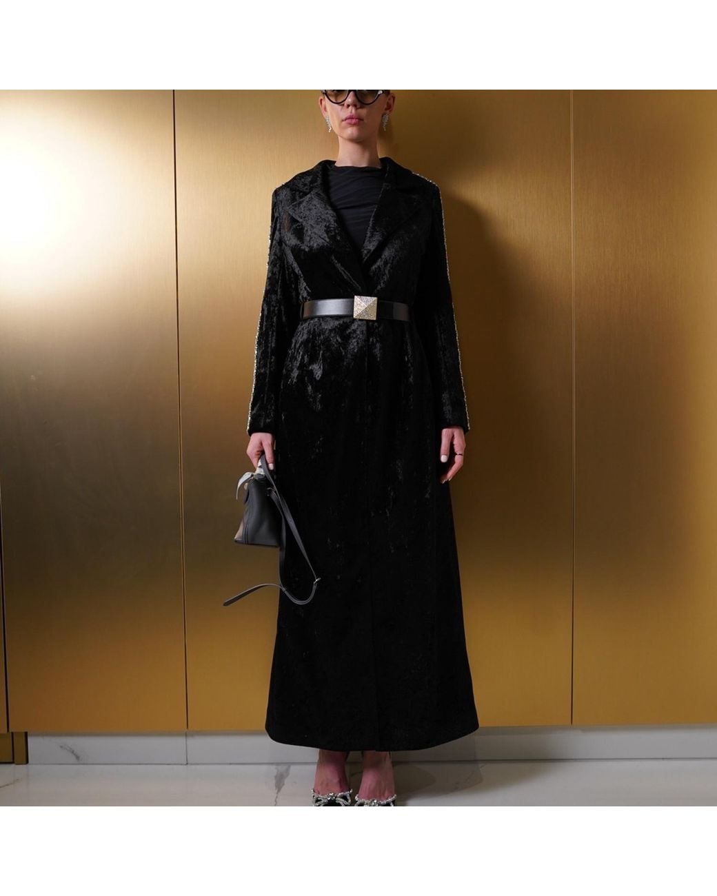 Roqaia Fashion House Black Midnight Sovereign Jacket
