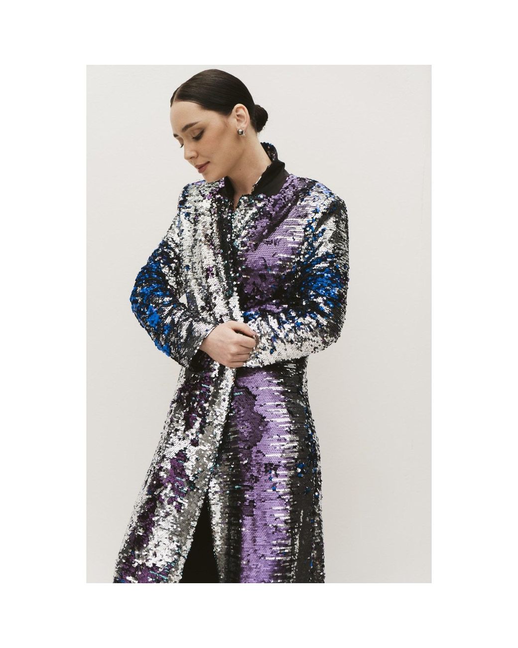 Roqaia Fashion House Blue Midnight Jacket