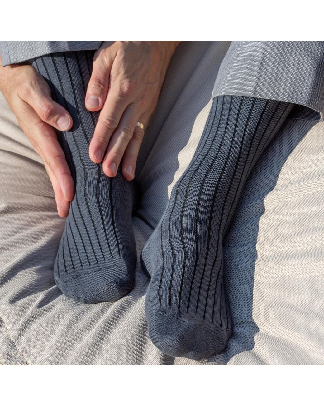 Peper Harow - Made in England Black Three Pack Essential Socks for men