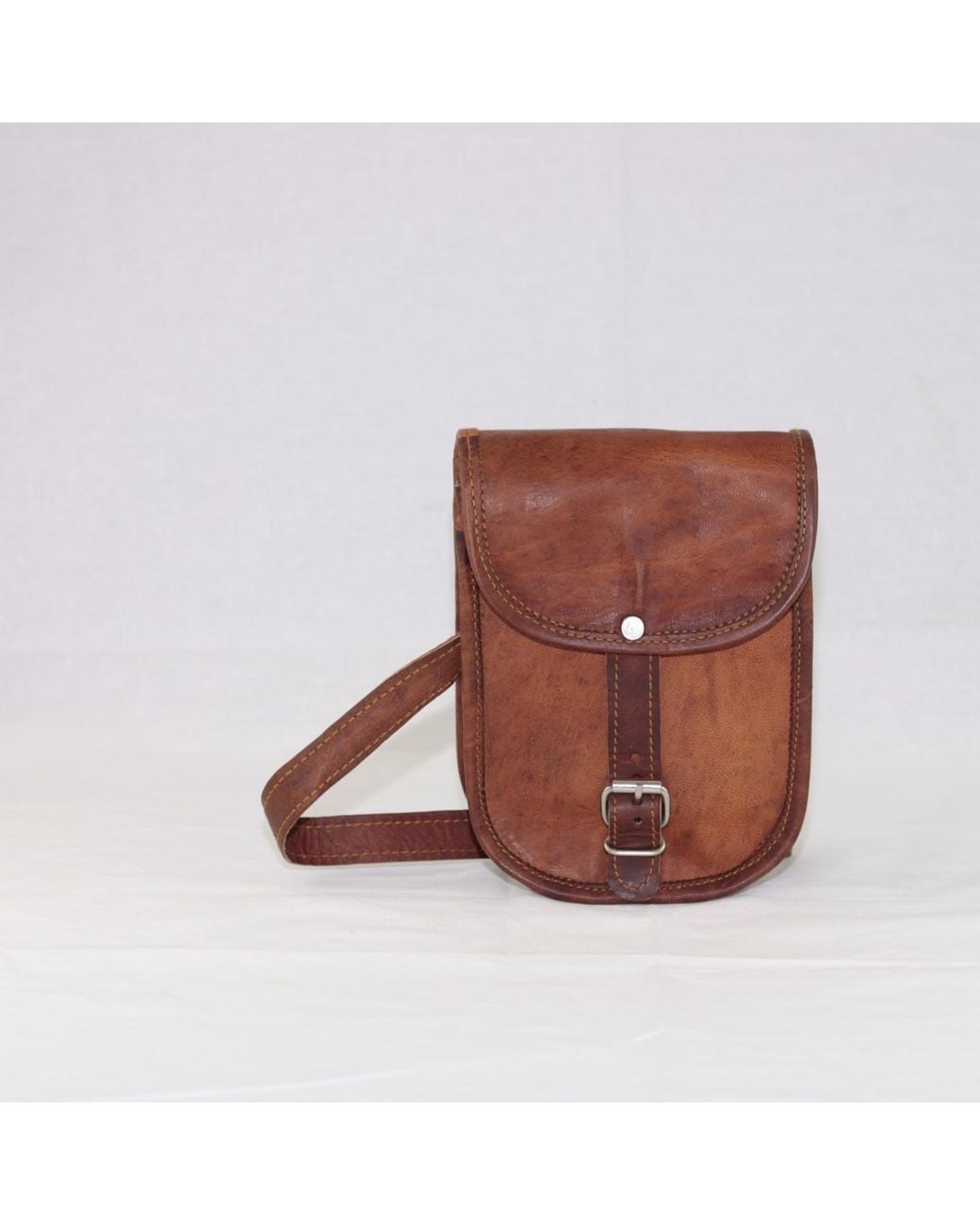 VIDA VIDA Brown Vida Vintage Mini Mini Long Leather Bag