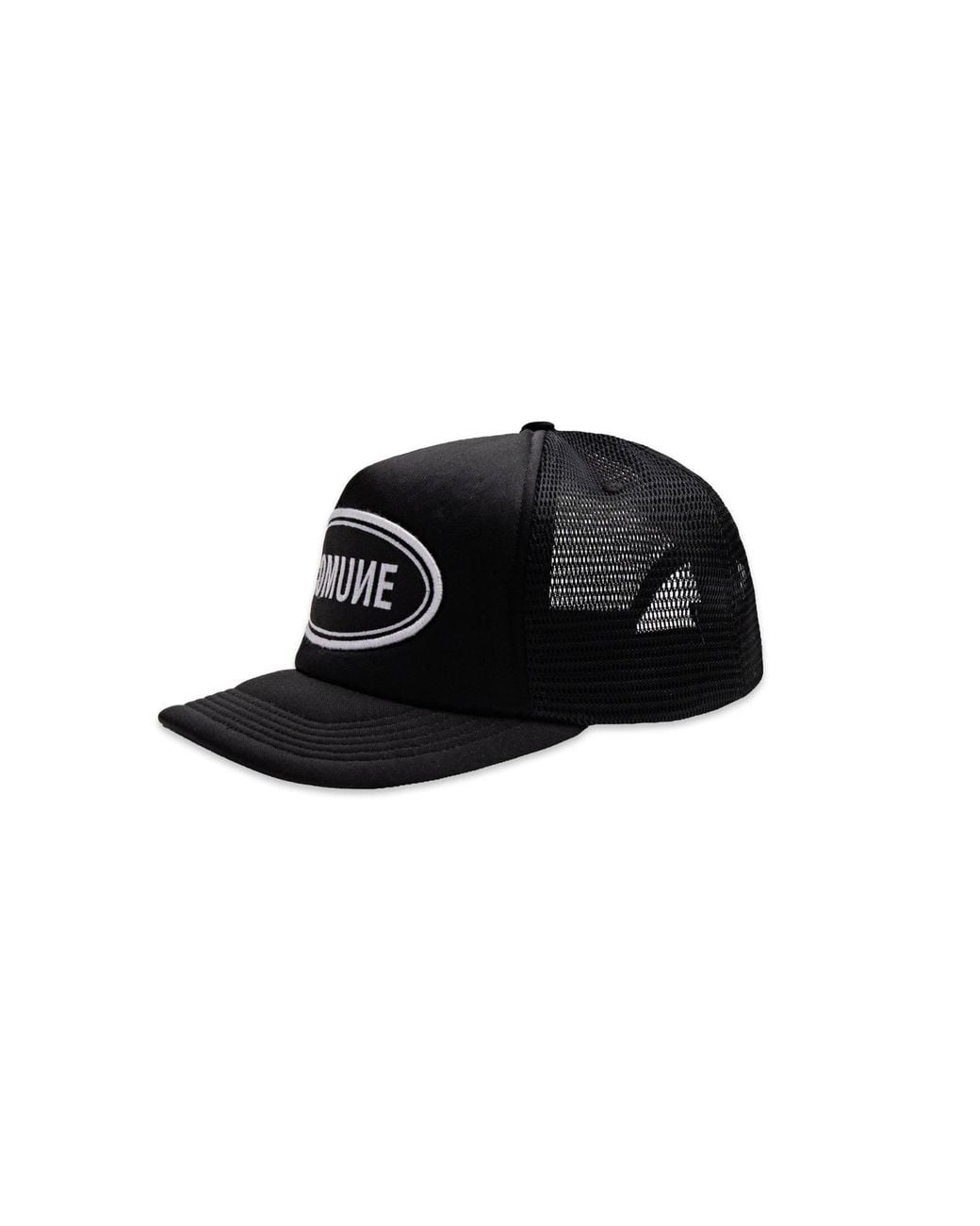 Comune Black Patch Active Trucker Hat for men