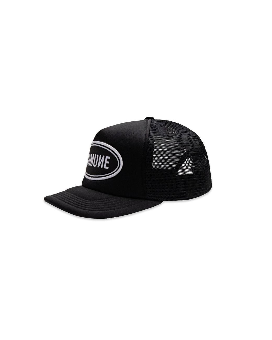 Comune Black Patch Active Trucker Hat for men