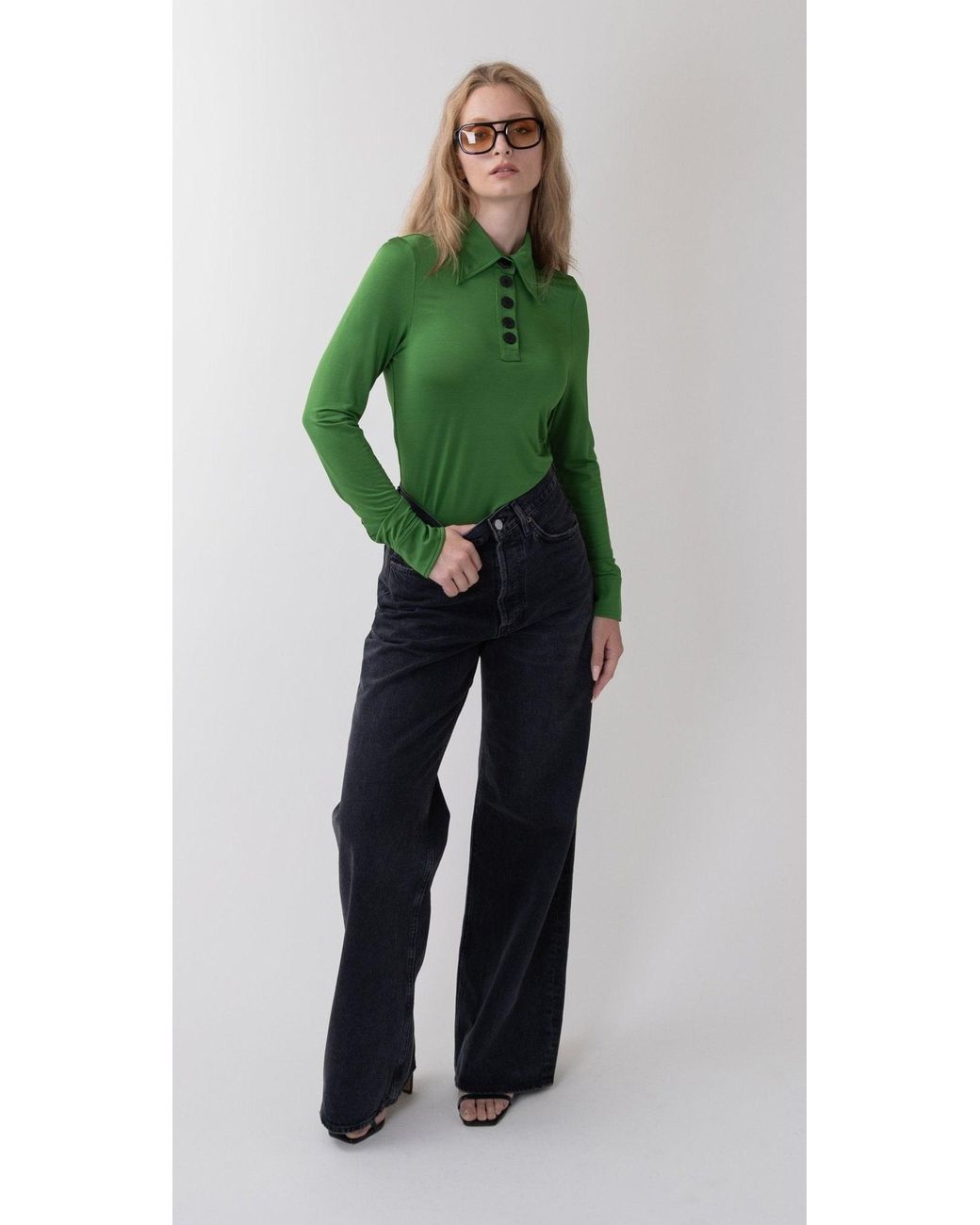 Crono Zee Green Felix Top