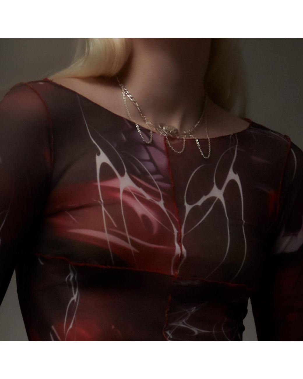 Paloma Lira Metallic Heart Choker