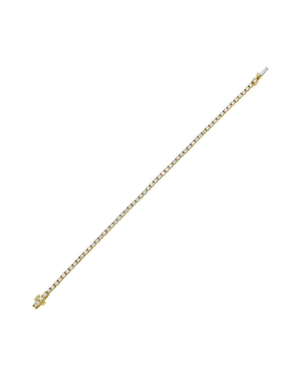 Artisan Metallic Classic Diamond Tennis Bracelet