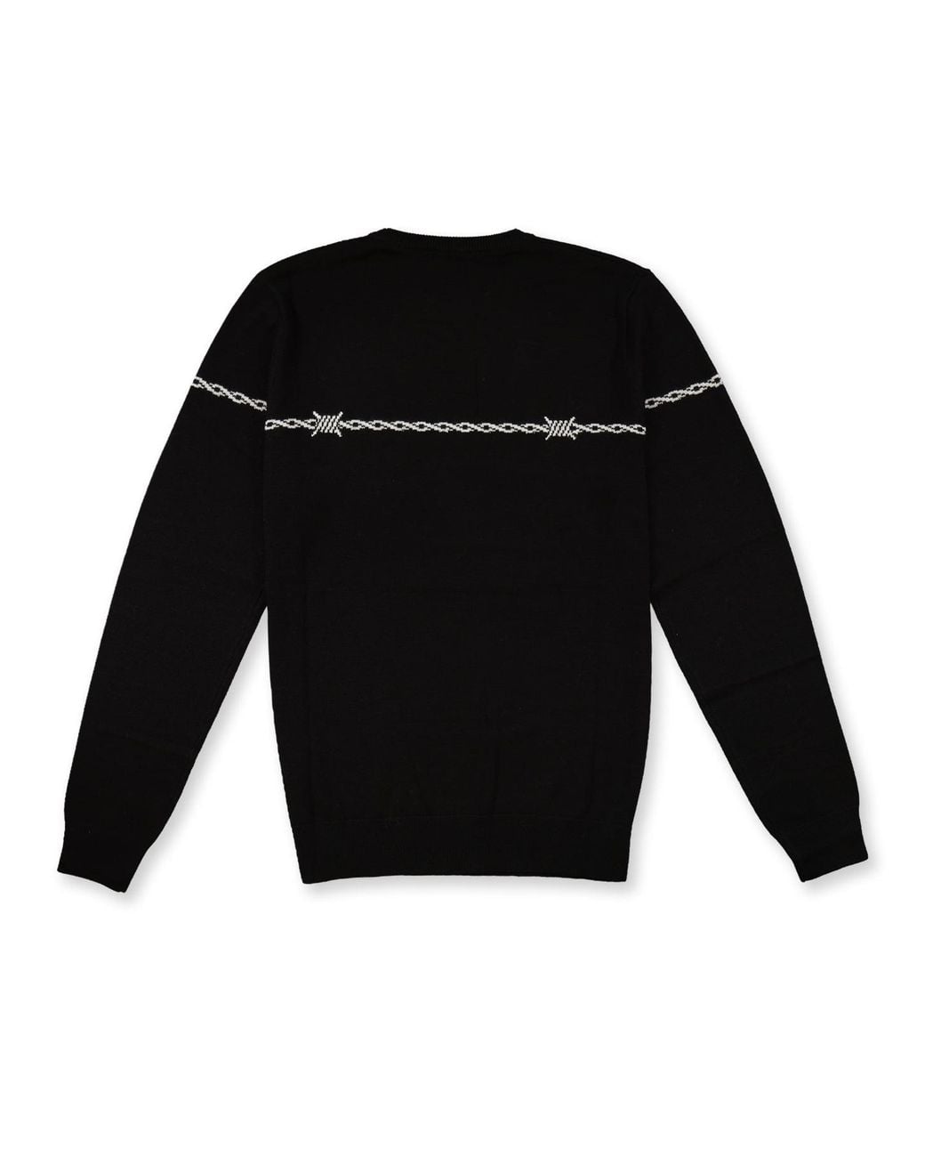 Gresham Blake Black Barbed Wire Jumper for men