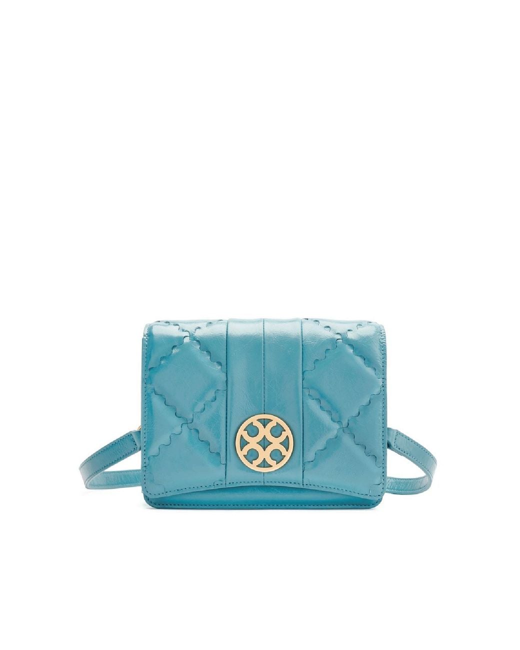 Orange Cube Blue Mosaic Diamond Crossbody Bag