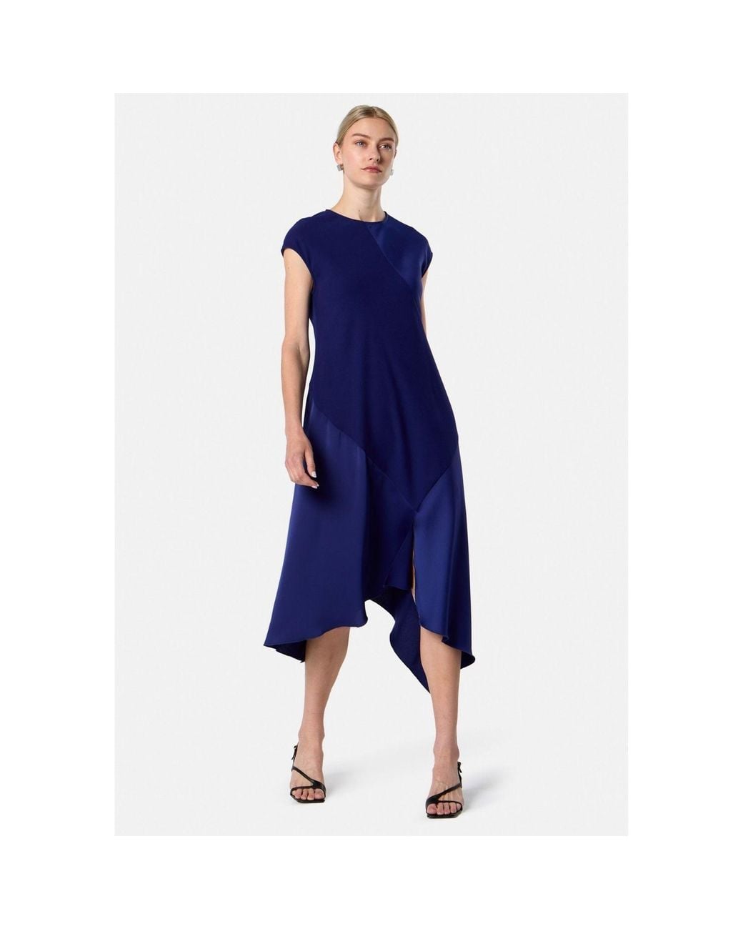 Helen Mcalinden Blue Carmin Ink Dress