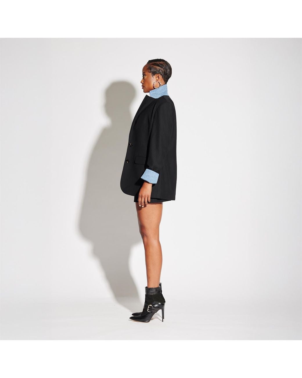 Circular Path Black Donna Blazer