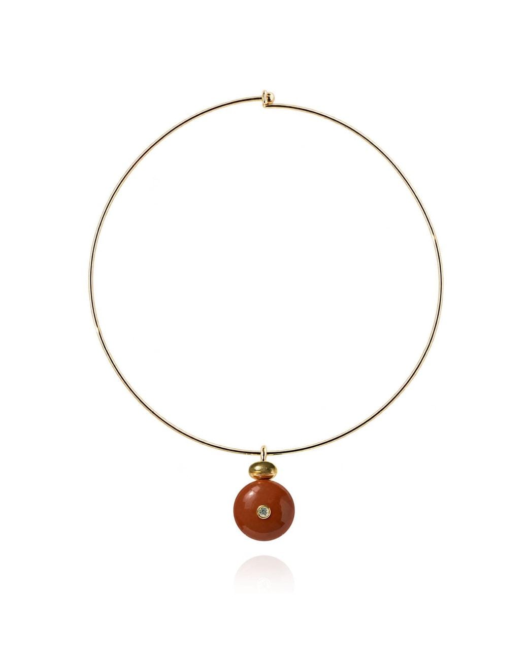 Saule Label Brown Paloma Collar Necklace
