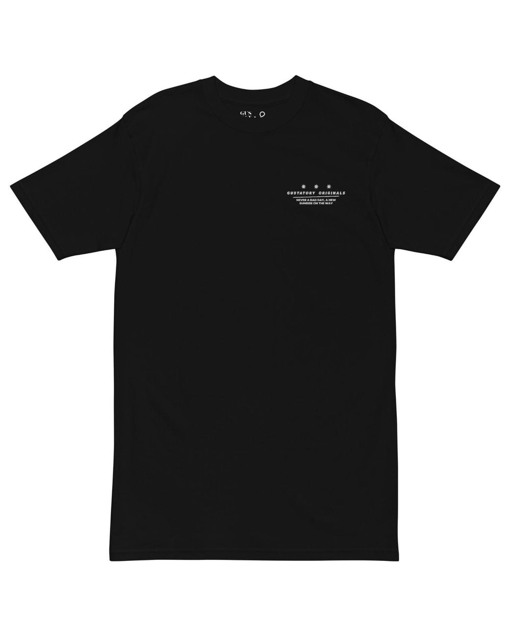 Anchor and Crew Black Gustatory Originals Good Taste. Heavy Cotton Embroidered T-Shirt