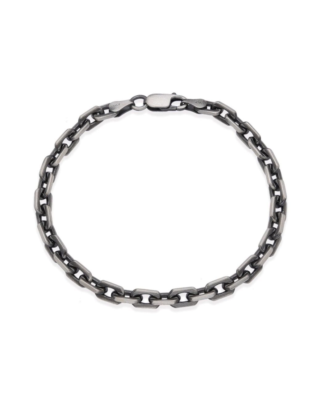 Altar™ Ornaments Co. Metallic Sentinel Bracelet Sterling Gunmetal Chain Bracelet – Altar for men