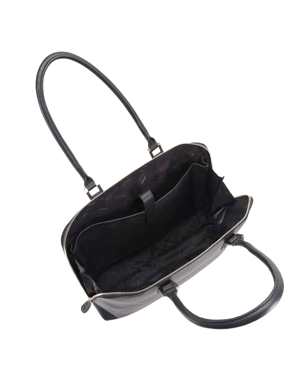 Paul Costelloe Black Filton Leather Tote Bag