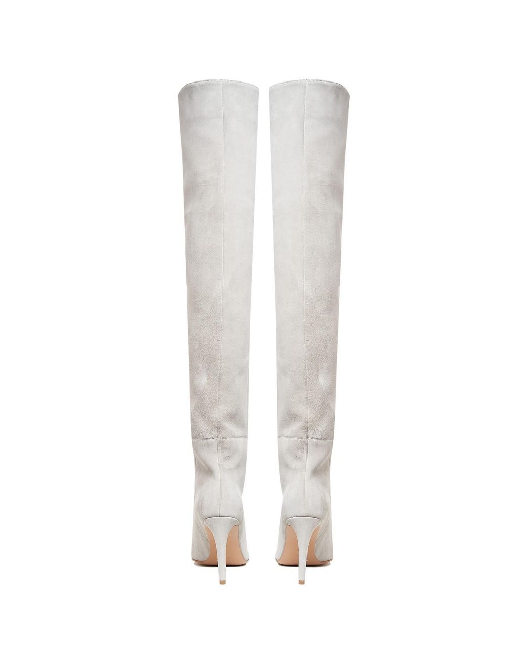 Ginissima White Milana Long Boots Reversible Leather