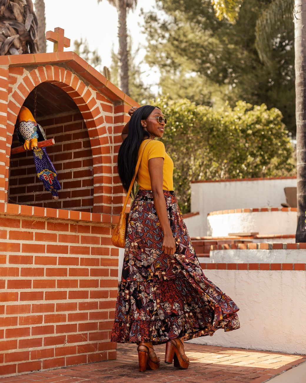 Jennafer Grace Brown Baile Maxi Skirt