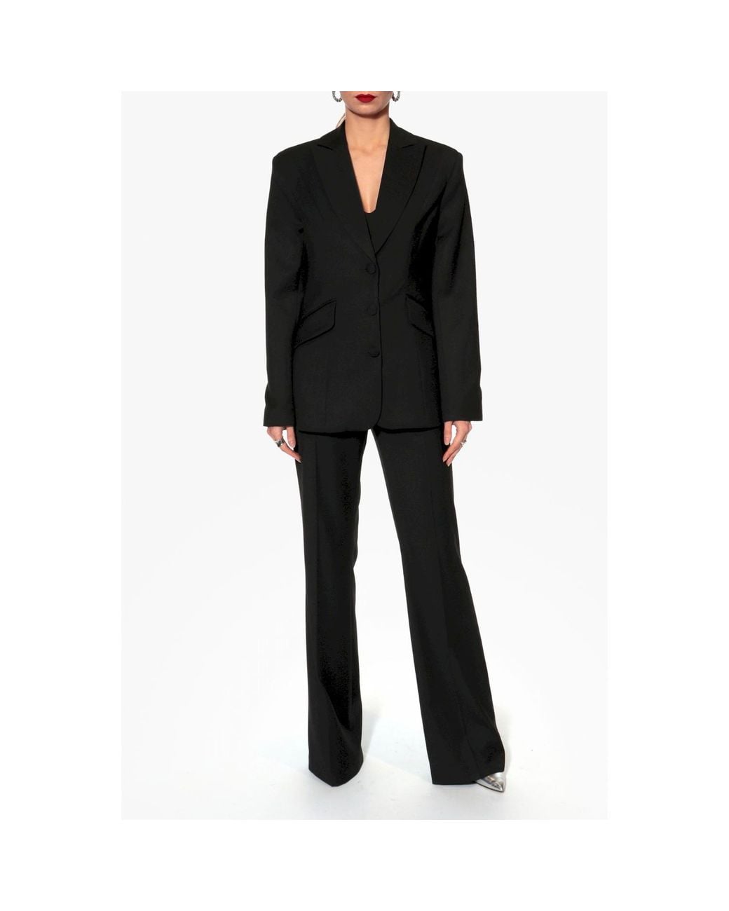 AGGI by HALEWSKI Black Leona Single Breasted Blazer