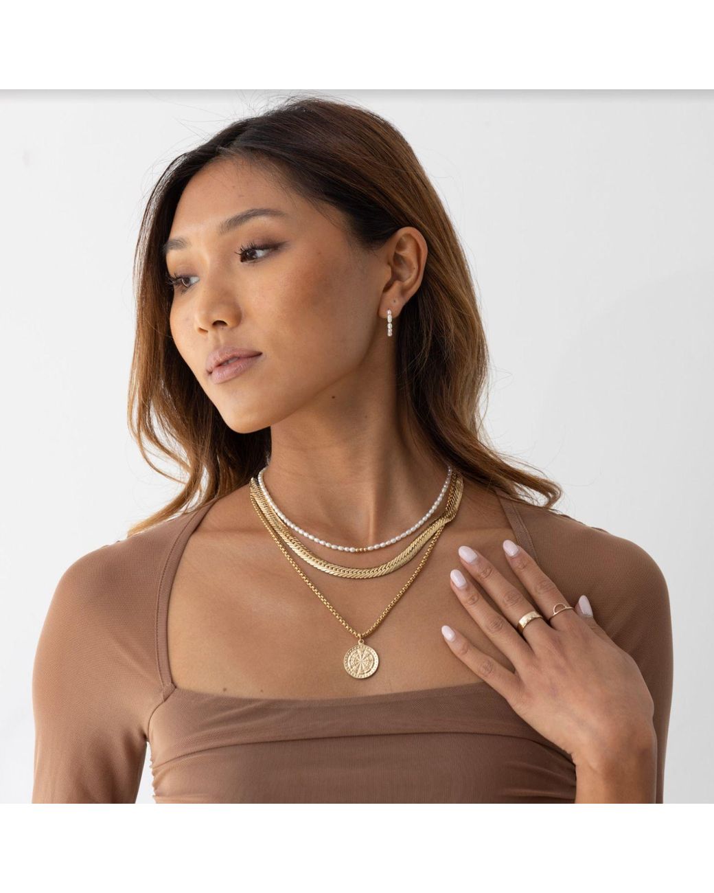 SET & STONES Metallic Solana Necklace