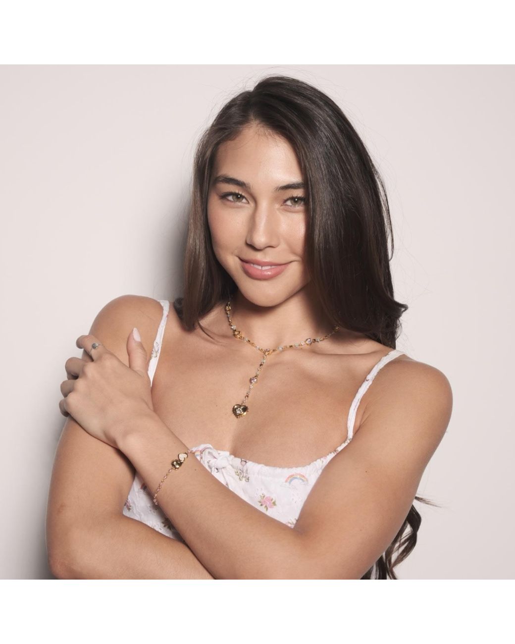 Cloud Haven Metallic Soft Hearted Pit Bull Cz Bracelet