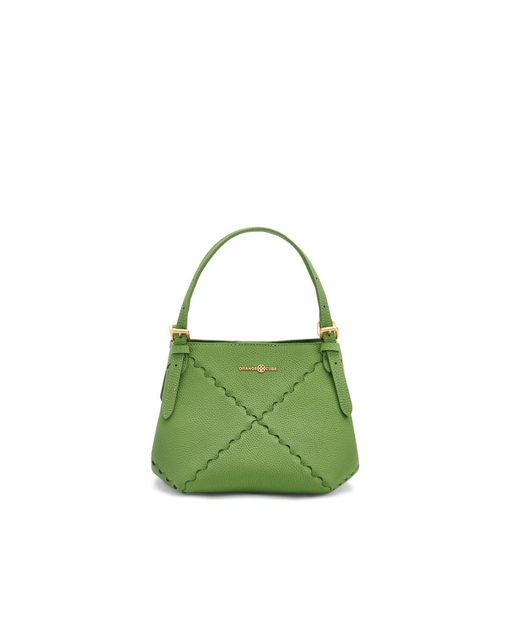 Orange Cube Green Dusk Mosaic Mini Tote