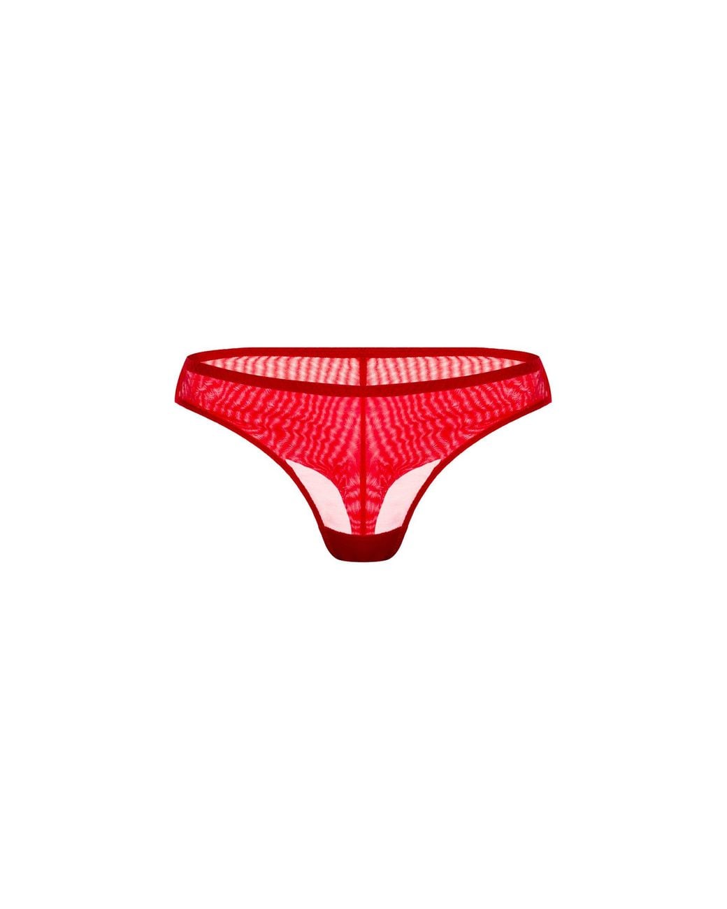 Zhilyova Red Unnamed Thong