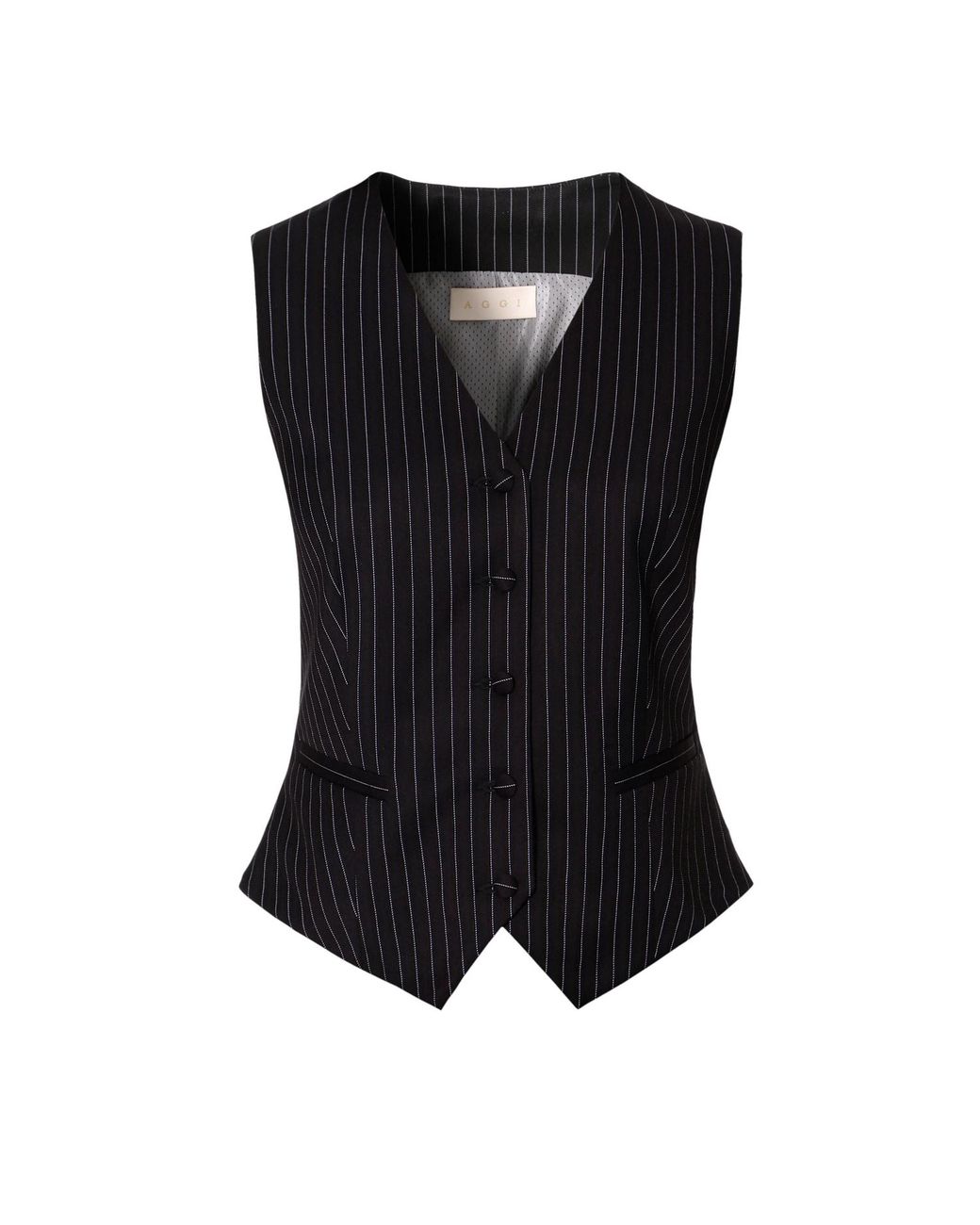 AGGI by HALEWSKI Black Hana Shadow Vest