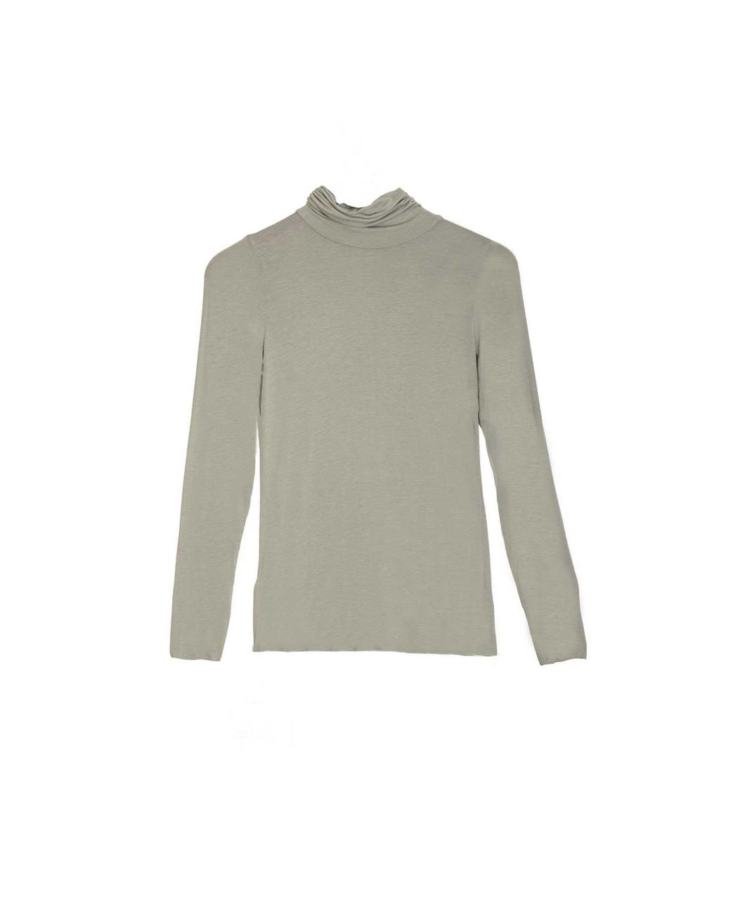 At Last Gray Polo Neck Base Layer