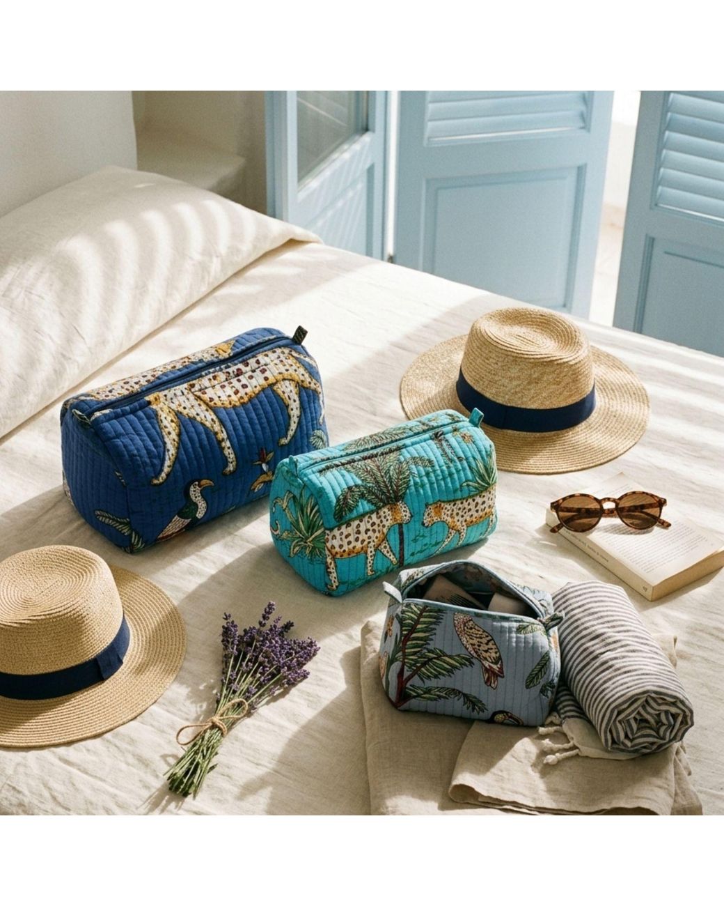 Conscious Yoga Collective Blue The Mixed Jungle Travel Set