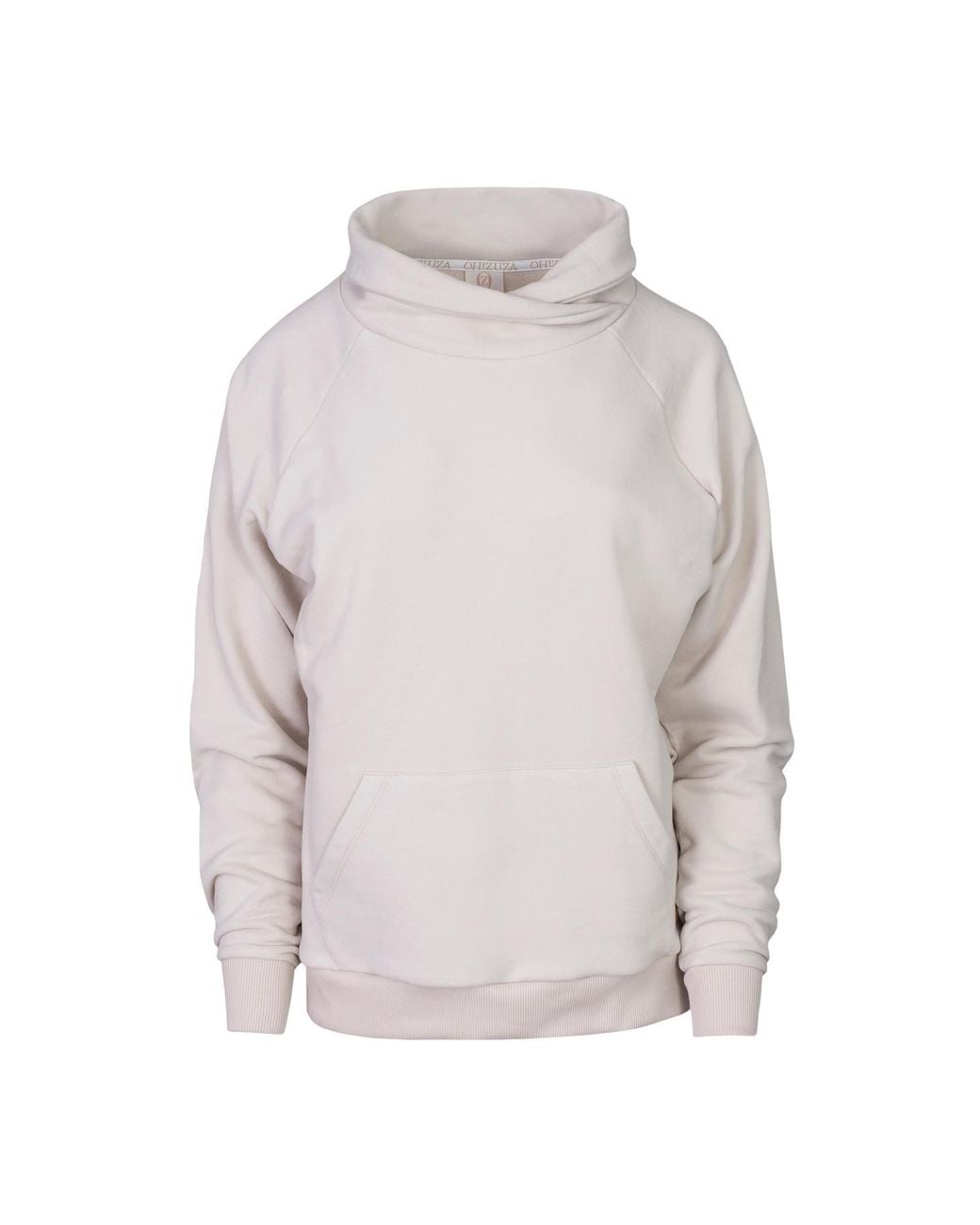 Oh!Zuza Gray Neutrals Cotton Turtleneck Sweatshirt