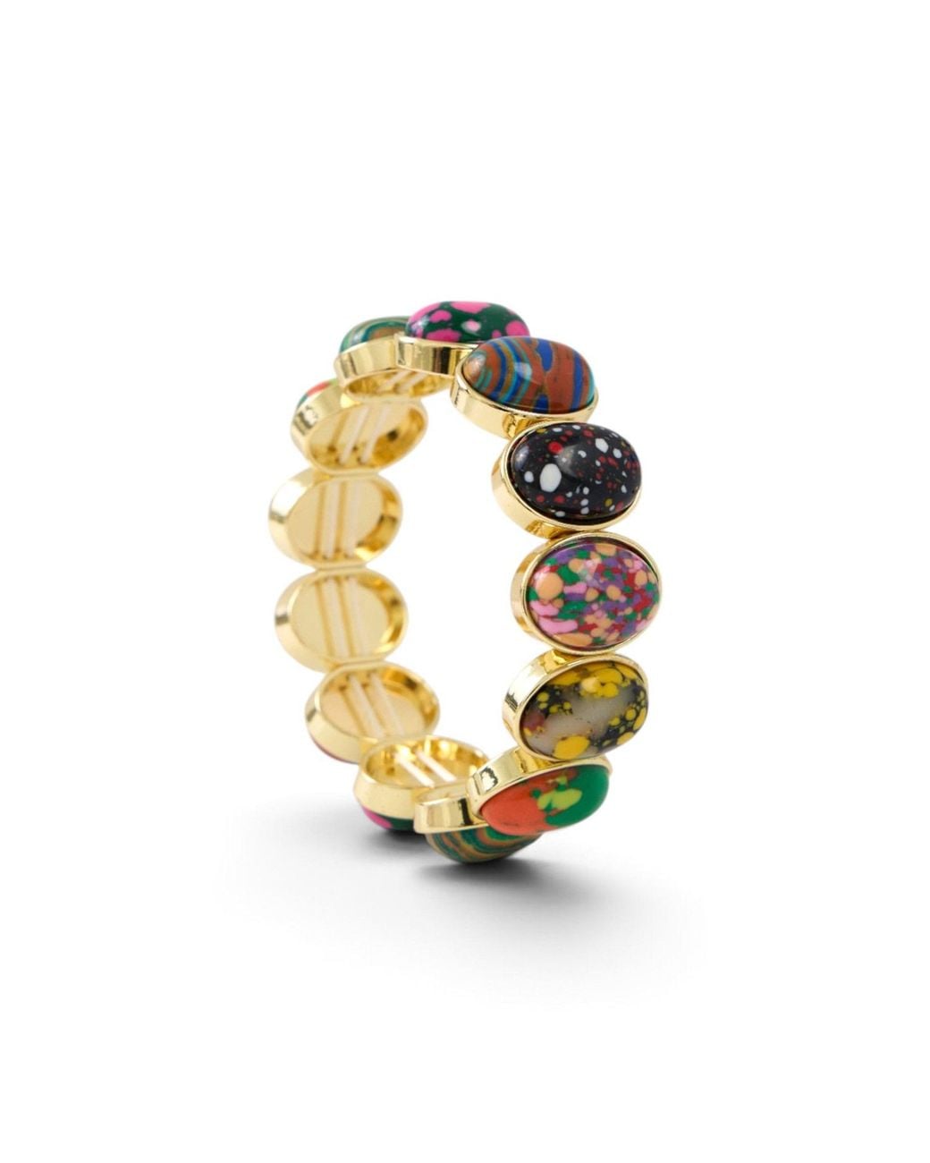 Saachi Metallic Stone Bracelet