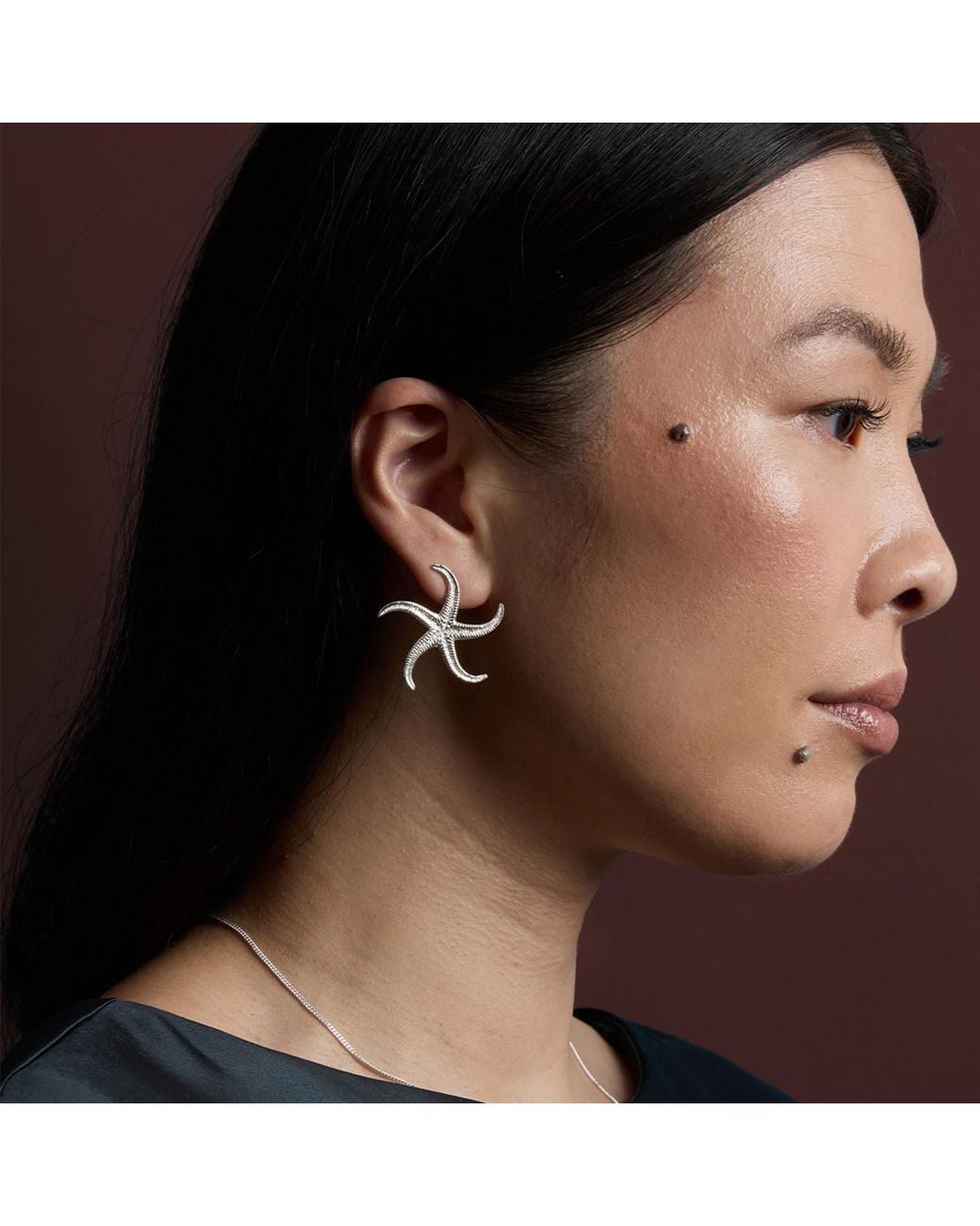 Zoe & Morgan Metallic Starfish Earrings