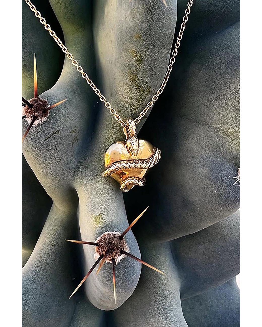 Astor & Orion Metallic Wise Heart Charm Necklace