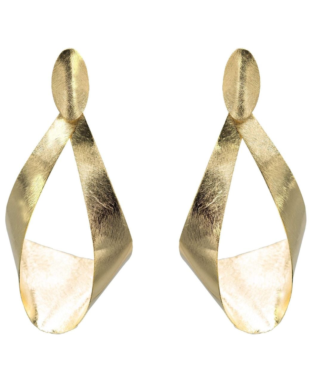 Marcia Moran Metallic Lee Ann Drop Earrings