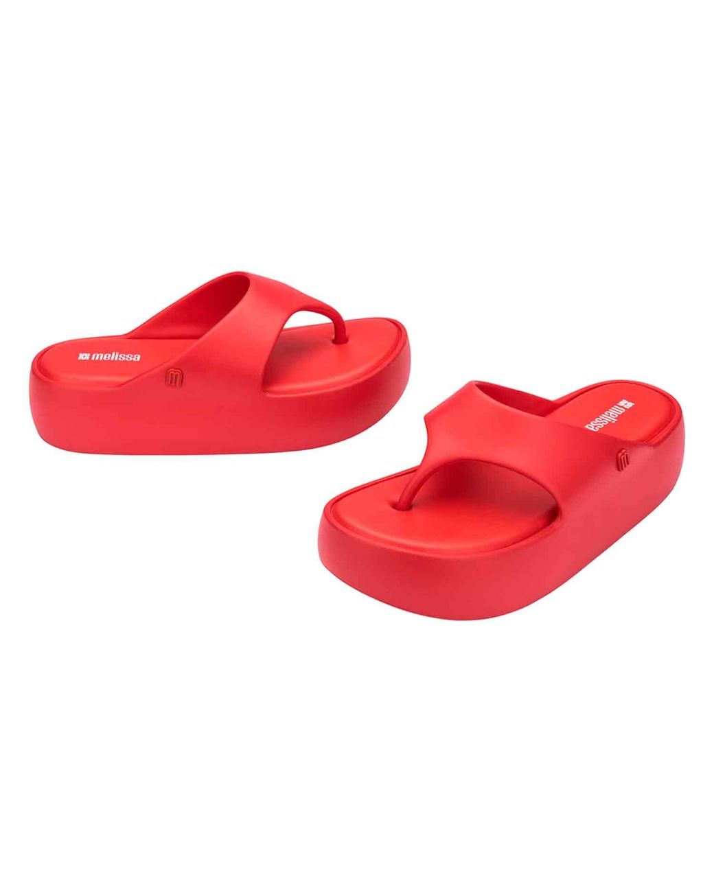 Melissa Red Free Platform Thong
