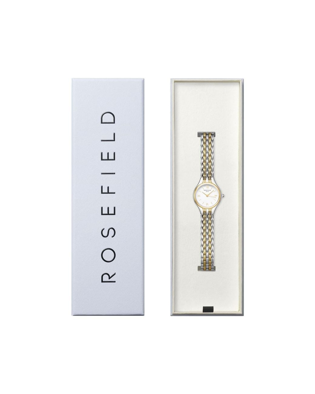 ROSEFIELD Metallic Muse Dial Two Tone Bracelet Watch