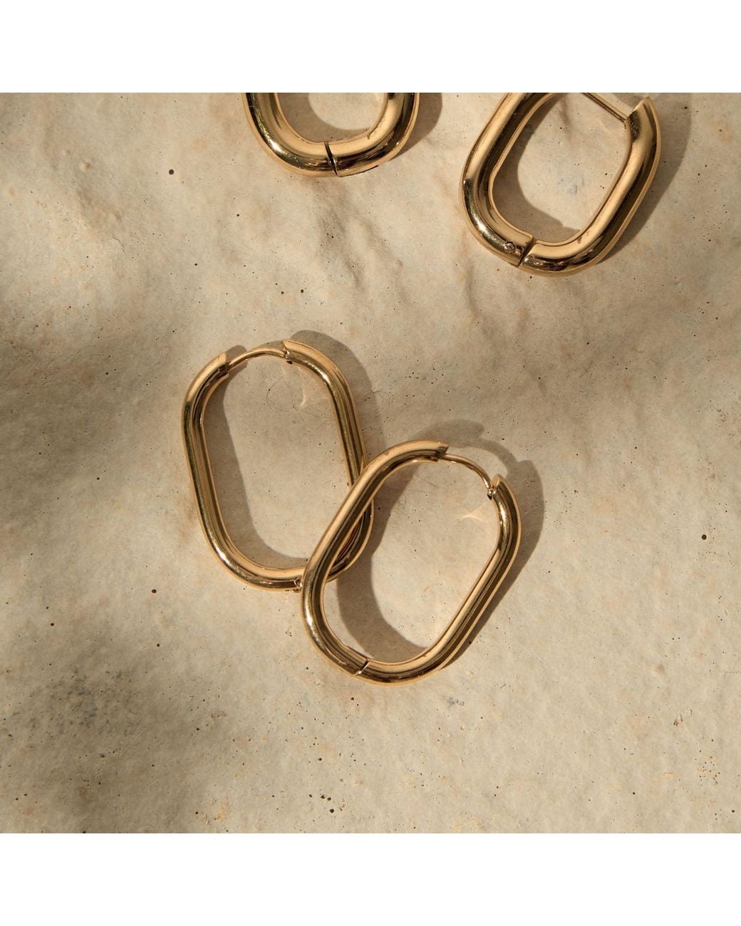 A Weathered Penny Metallic Asha Hoops