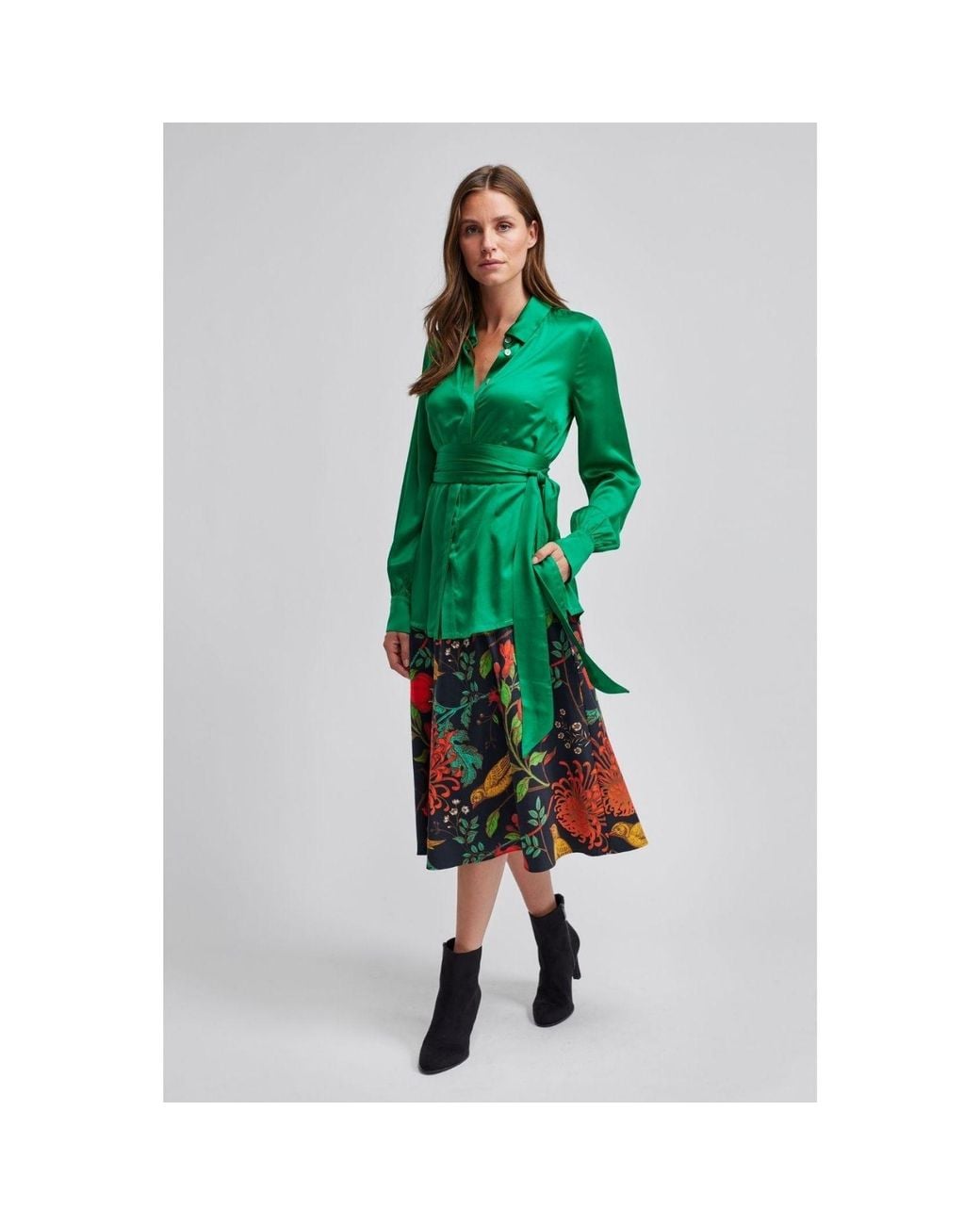 Marianna Déri Multicolor Evening Midi Skirt