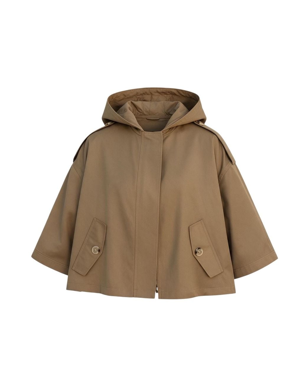 Kipépéo Brown Neutrals Selina Hoodie Jacket
